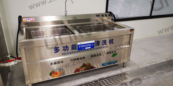 Apparecchiature da cucina Lavatorio a bolle per frutta e verdura 220v/380v/Personalizzato