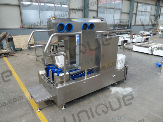 Macchina per la pulizia delle stazioni di igiene degli stivali industriali con materiale in acciaio inossidabile 304