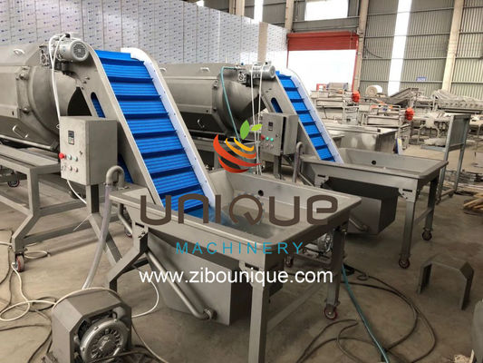 Macchina automatica per pelare le patate con potenza di 2,25 kW e acciaio inossidabile 304