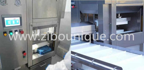 Macchina di pressatura a forma 3D per bistecche di carne bovina surgelata con sistema di funzionamento automatico