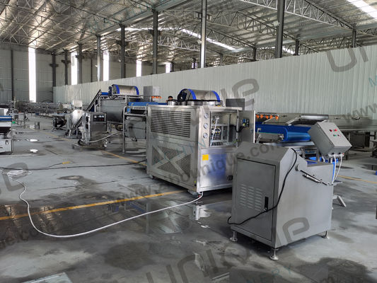 Linea di lavaggio di insalate di frutta e verdura con efficienza di lavorazione di 5000 kg