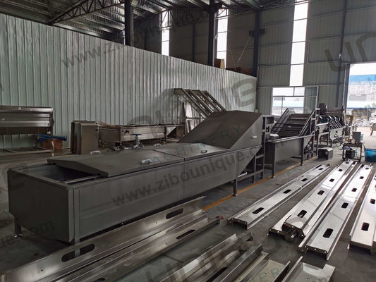 1.5kw apparecchiatura di sbiancamento di verdure per piante di piantagione e noci di cocco tensione personalizzata