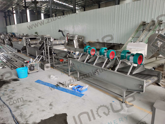 1.5kw apparecchiatura di sbiancamento di verdure per piante di piantagione e noci di cocco tensione personalizzata