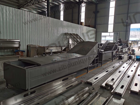 1.5kw apparecchiatura di sbiancamento di verdure per piante di piantagione e noci di cocco tensione personalizzata