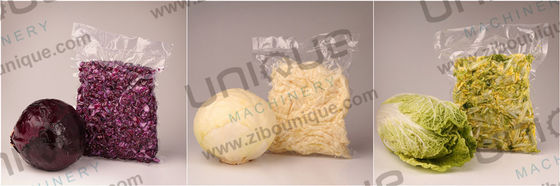 Lavatrice a elica per ortaggi a ozono Zibo Unique con capacità di 2000 kg/h e 4,5 kw