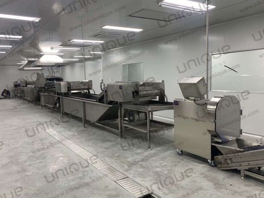 Rivoluzionaria funzione di congelamento di frutta e ortaggi in una linea di lavorazione di ortaggi surgelati