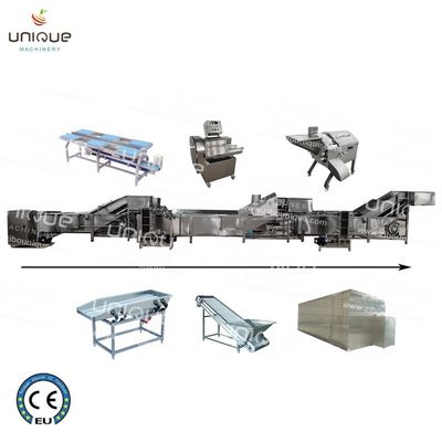 Macchine per lavare i vegetali in acciaio inossidabile 304 per frutta e verdura surgelata