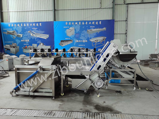 Dumpper idraulico automatico per il carico di frutta e verdura 304 in acciaio inossidabile