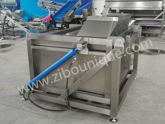 Dumpper idraulico automatico per il carico di frutta e verdura 304 in acciaio inossidabile