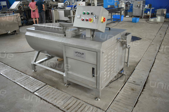 Cucina commerciale 500 kg/h Lavatrice di superficie di sabbia per frutta e verdura