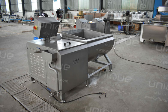 Cucina commerciale 500 kg/h Lavatrice di superficie di sabbia per frutta e verdura