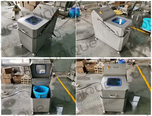Asciugatrice automatica a spin centrifughe da 0,75 kW per frutta e verdura fresca 1600*800*1200 mm