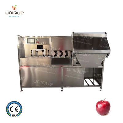 Video supporto tecnico acciaio inossidabile 304 Apple Peeler Coring Machine per industria