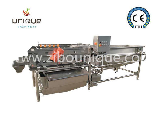 Lavatrice di frutta e verdura di qualità professionale per la produzione su larga scala