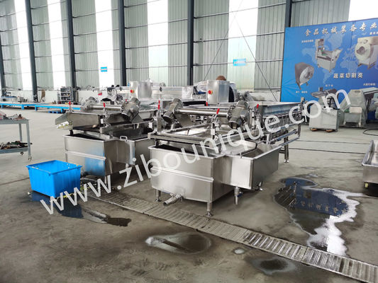 Lavatrice di frutta e verdura di qualità professionale per la produzione su larga scala