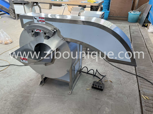 500 kg/h Capacità Macchina di taglio di patate di frutta e ortaggi da Zibo Unique Machinery