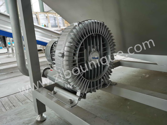 5000x1450x1400 mm Lavatrice a bolle per frutta e verdura