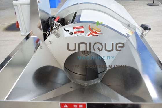 Macchina per il taglio di cipolle industriali con efficienza di taglio di cubo elettrico per verdure da 1,5 kW