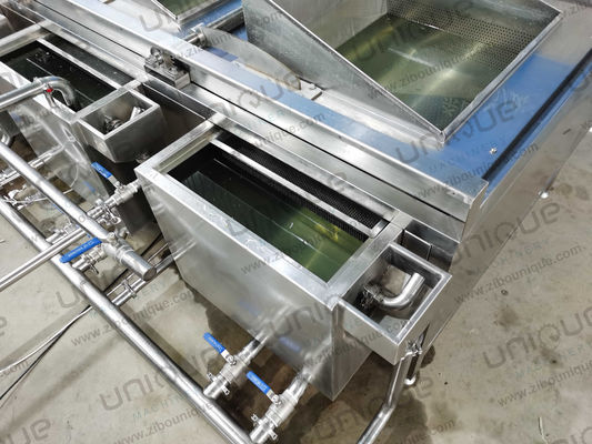 1000 kg/h Lavatrice di pomodori industriale Lavatrice di frutta di mais Lavatrice di verdura di cipolle Lavatrice di pulizie