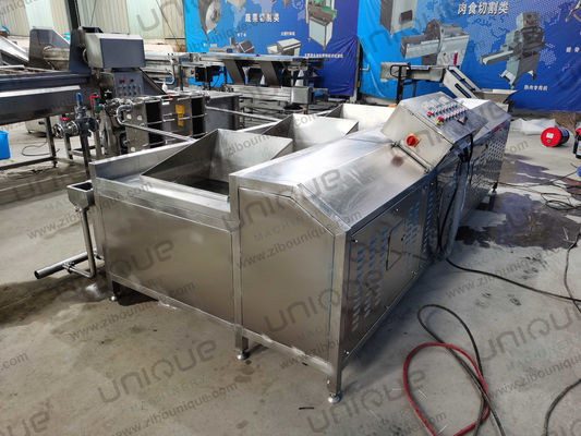 1000 kg/h Lavatrice di pomodori industriale Lavatrice di frutta di mais Lavatrice di verdura di cipolle Lavatrice di pulizie