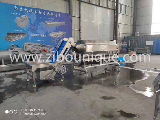 Hotels' Top Pick Automatic Continuous Brush Potato Peeling Line con capacità di 1040 KG
