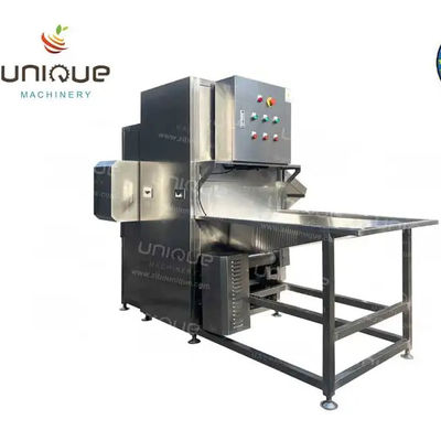 Macchina automatica di rimozione della buccia di cipolla in acciaio inossidabile 304 per la rapida bucciazione delle cipolle